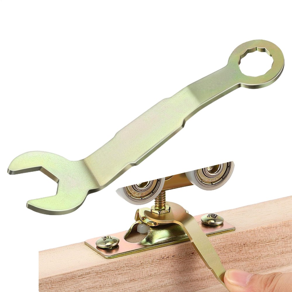 Sliding Door Hanger Pivot Wrench with 3/8-Inch Opening Pocket