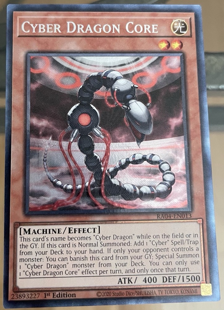 Cyber Dragon Core PCR RA04-EN013 1st Ed Quarter Century Stampede-image