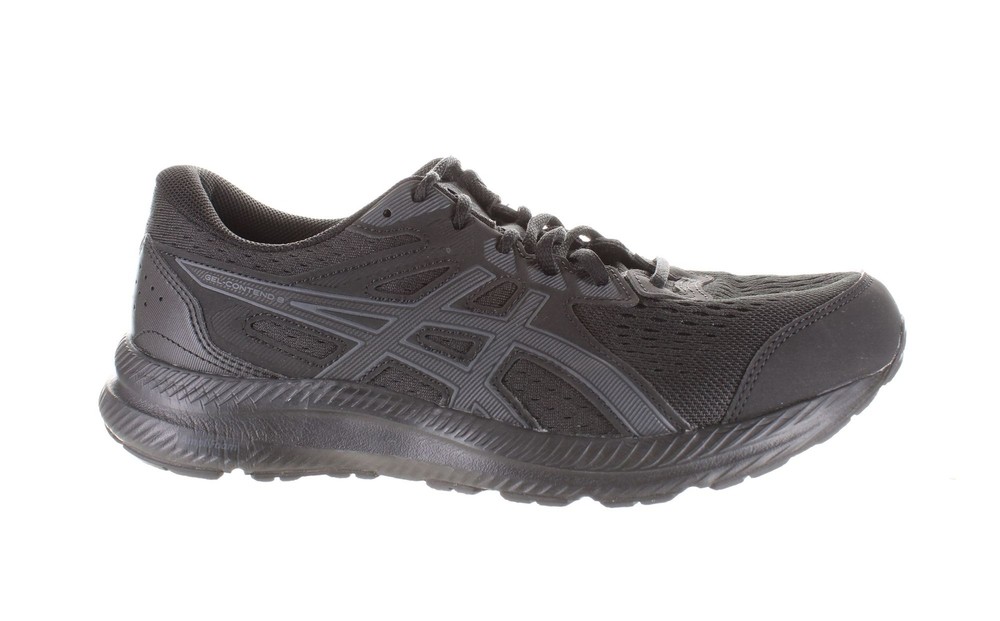 ASICS Womens Gel-Contend 8 Black Running Shoes Size 10 (7740996)