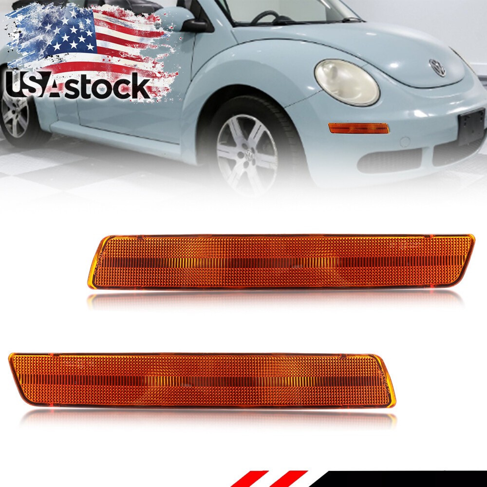Amber Lens Corner Turn Signal Lights for 2006-2010 VW Beetle