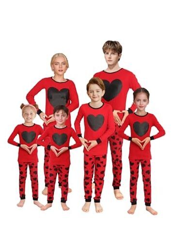 Matching Family Pajamas Christmas Sleepwear Medium Womens Family-love2024