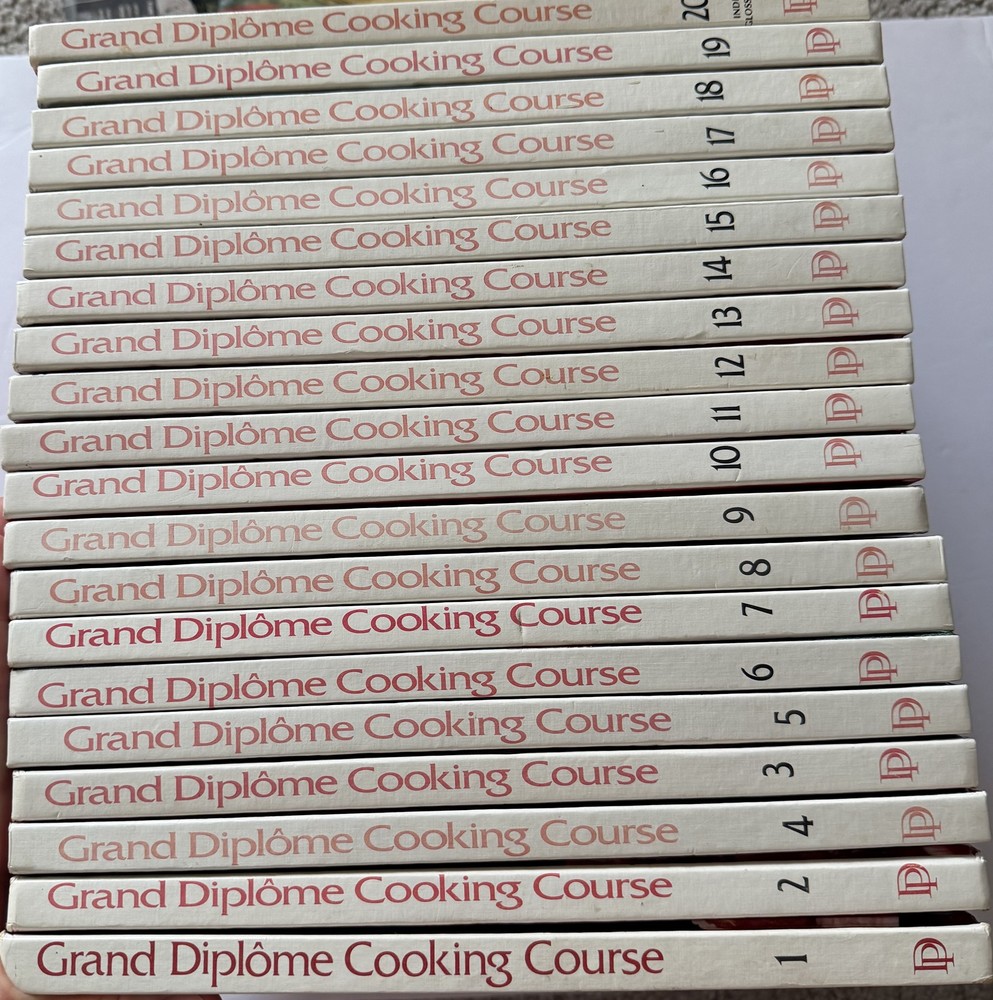 Grand Diplome Cooking Course, Vintage 70s Cookbook, Old Cookery