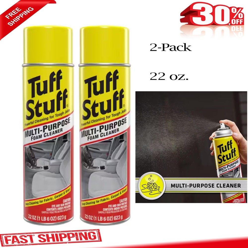 22 oz Multi-Purpose Foam Cleaner 2-Pack for All Surfaces