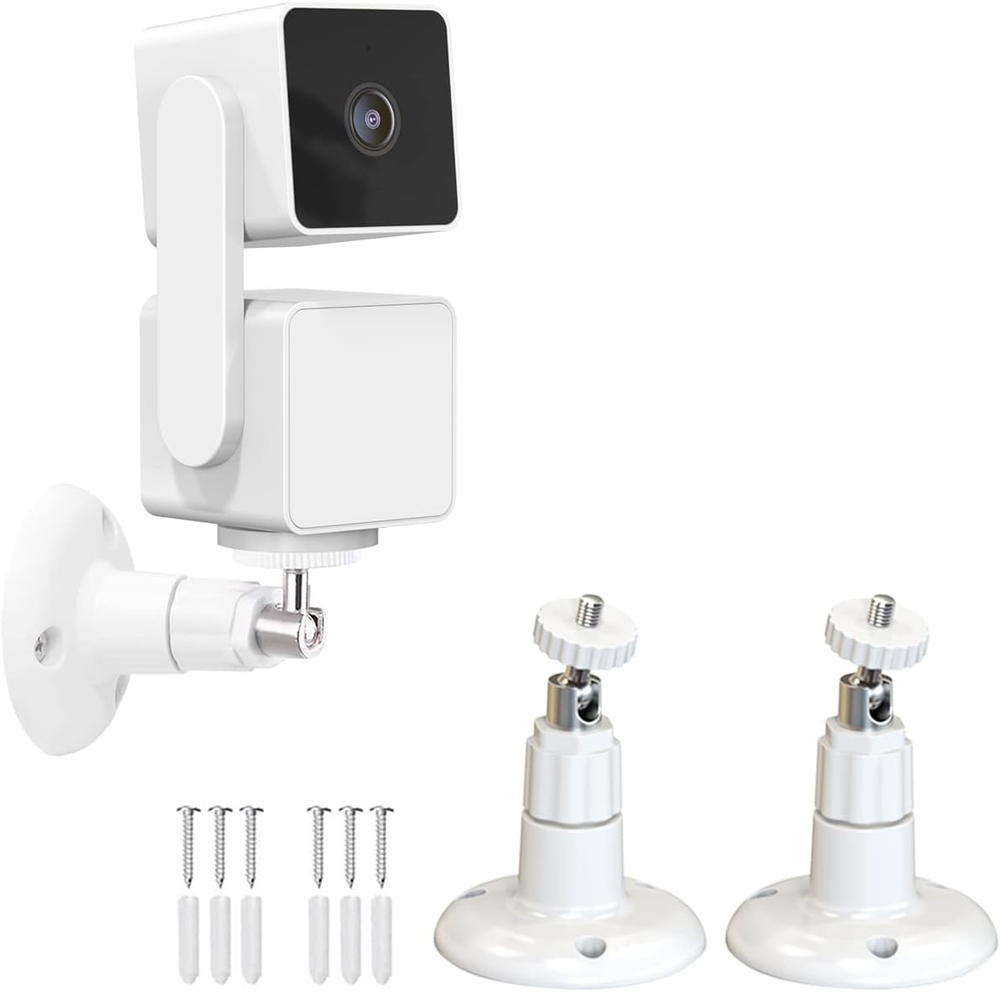 Wall Mount for Wyze Cam Pan V3 & Wyze Cam V4 / V3, 360 Degree Swivel Adjustable