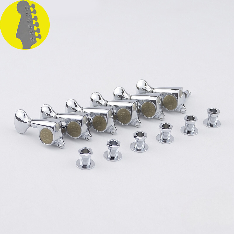 Music Store 6 In-line GOTOH SGS510Z-S5 Left Hand Guitar Machine Heads Tuners