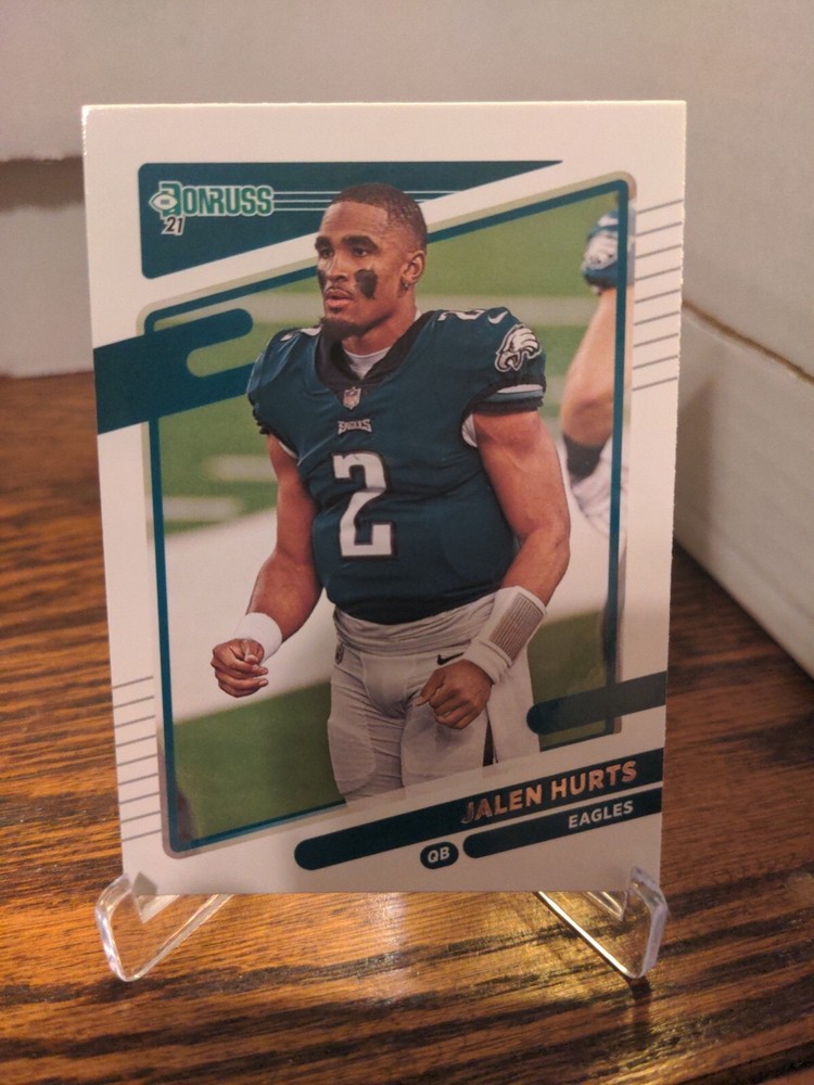 2021 Donruss #108 - Jalen Hurts - NO HELMET VARIATION - Philadelphia Eagles
