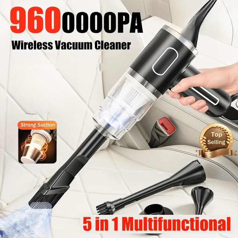 9600000PA Wireless Automobile Vacuum Cleaner Portable Electric Cleaner For Home