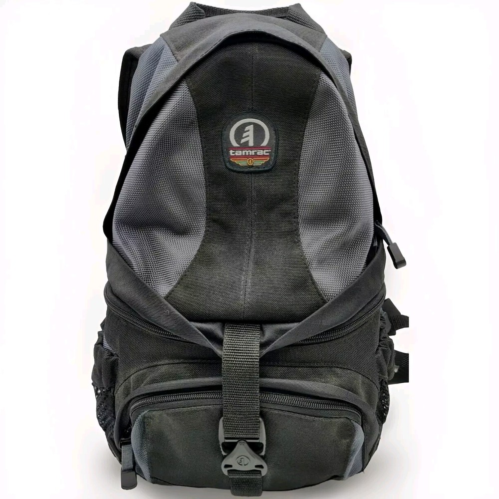 Tamrac Black/Gray Camera Laptop Hiking Backpack SAS Accessories Compartment