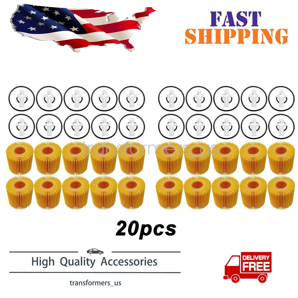 Toyota Avalon Camry Highlander RAV4 Tacoma Sienna Engine Oil Filter 20X - New OEM Replacement