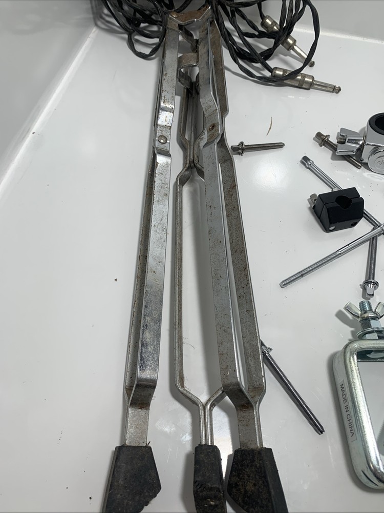 drum accessories and cables lot