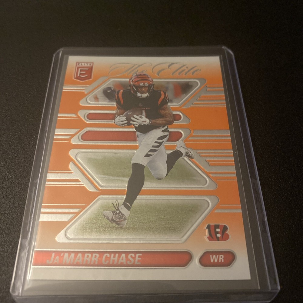 2024 Panini Donruss Elite Jamarr Chase #11 The Elite Orange Cincinnati Bengals