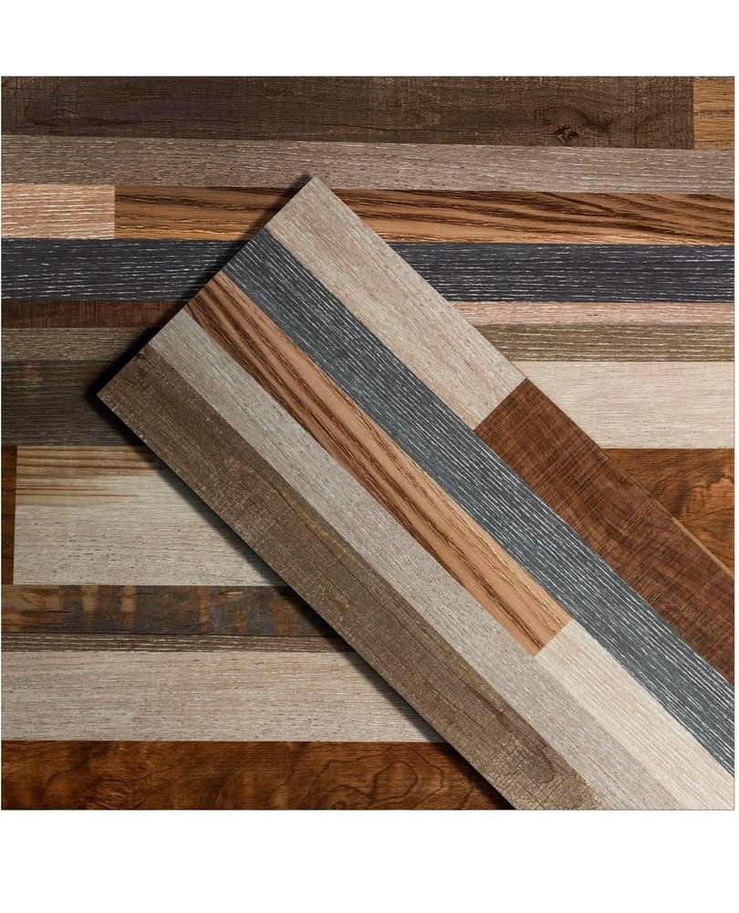 Durable Multi-Color Wooden Vinyl Laminate Flooring Planks