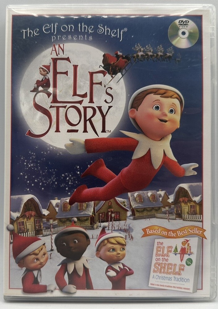 An Elf’s Story DVD Based On The Elf On The Shelf Animation Free Shipping 2011