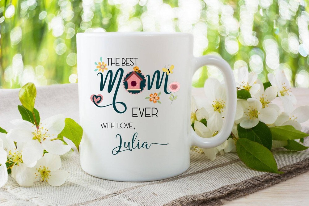 Personalized Mom Coffee Mug Happy Mother's Day Gift Custom Mom Mug Happy