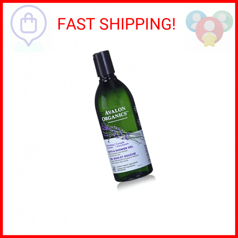 Avalon Organic Botanicals, Bath & Shower Gel, Lavender, 12 oz
