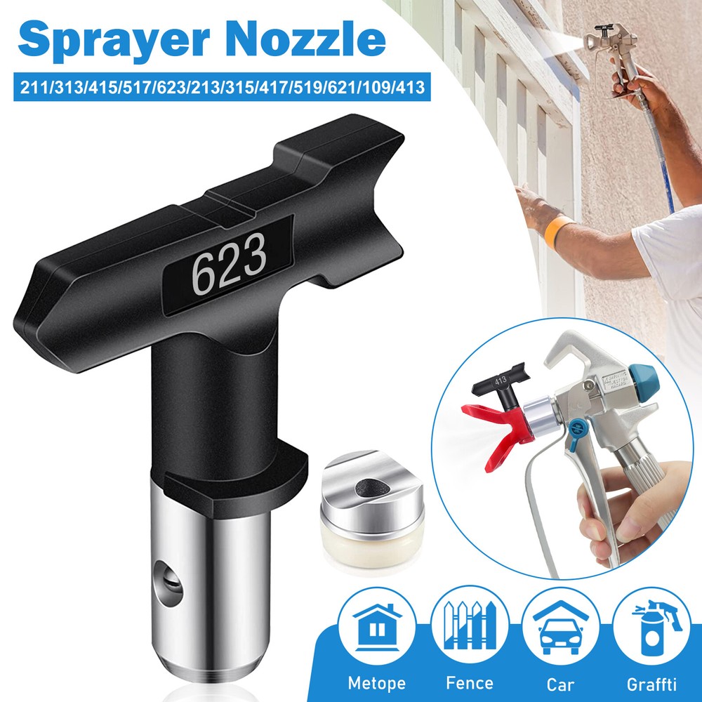 Reversible Spray Tip Airless Sprayer Nozzles Spray Tips Spraying Machine Parts