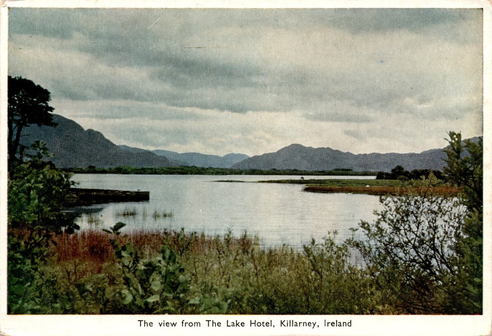 The Lake Hotel, Killarney, Ireland, Mount Salus Press, Ltd., B. Isles Postcard