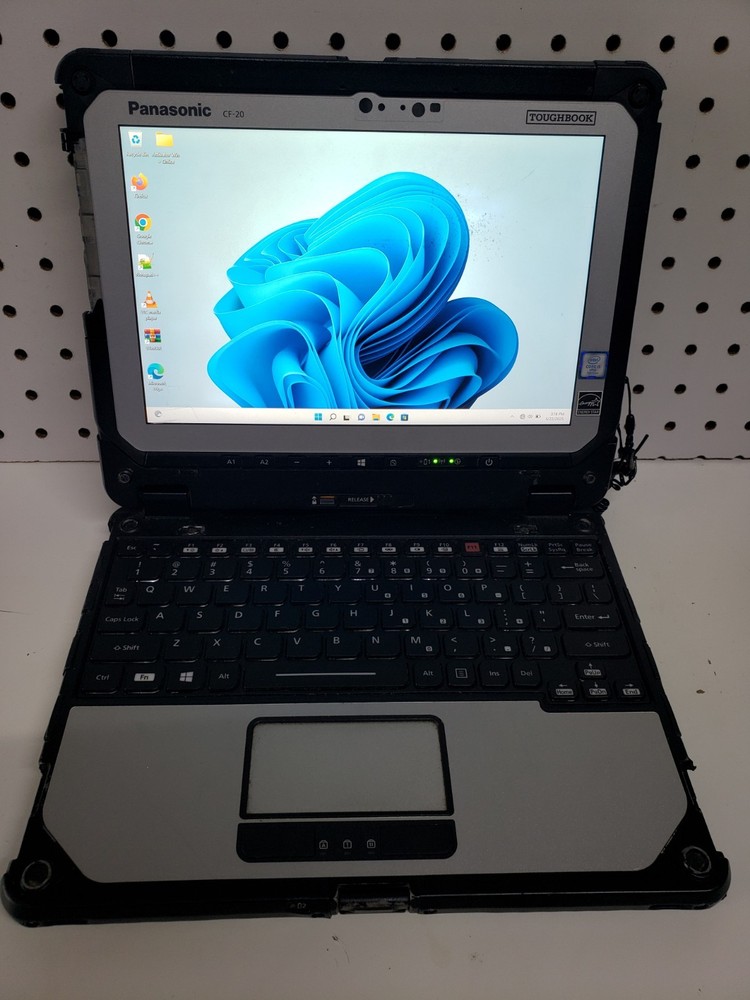 Panasonic CF-20-2 I5-7Y57 Toughbook 256GB M.2 SSD-16GB DDR3 Win11Pro-Touchscreen