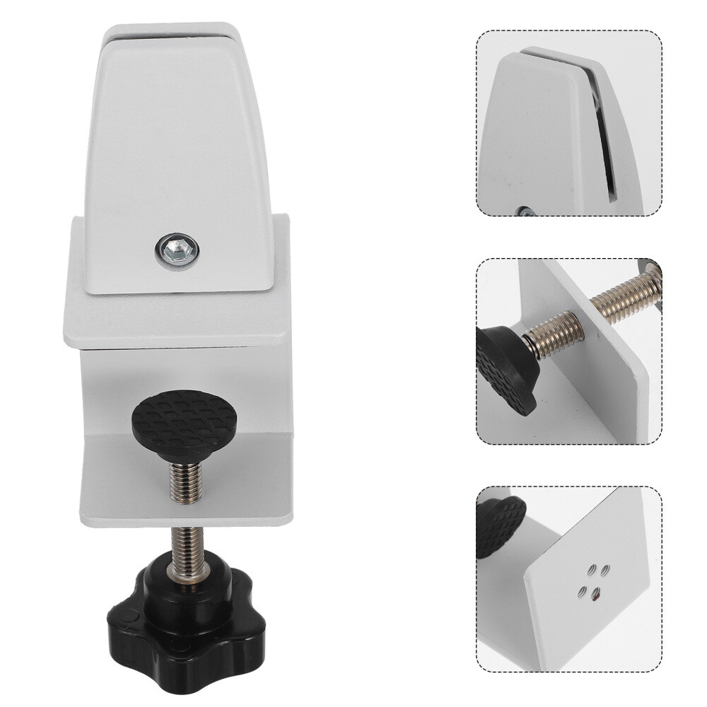 Sneeze Guard Clamp Office Partition Support Desk Screen Mount