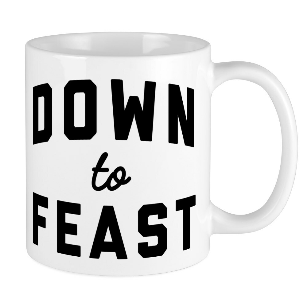 CafePress Eat Drink And Be Thankful 11 oz Ceramic Mug (110946550)