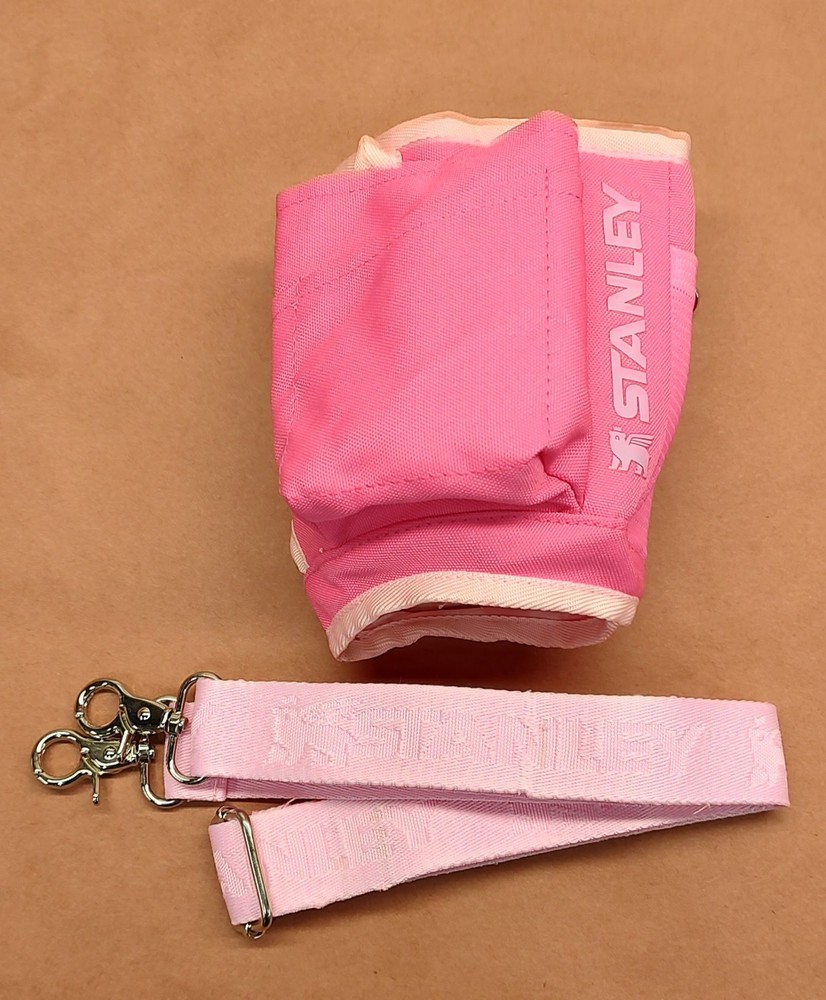 Stanley The All Day 40 OZ Quencher Carry-All New Fuchsia Free Shipping