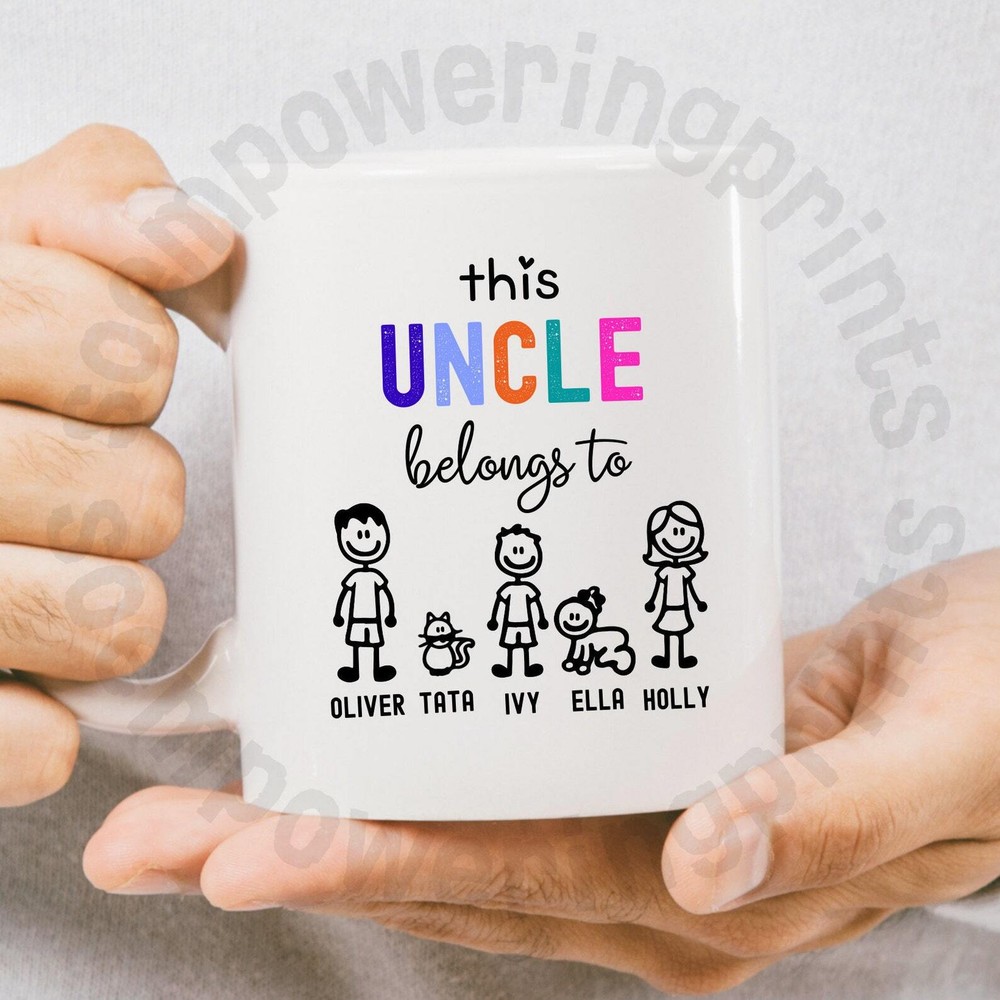 Uncle Mug Custom Mug Uncle Personalised Mug Uncle Gift For Fathers Day Gift For