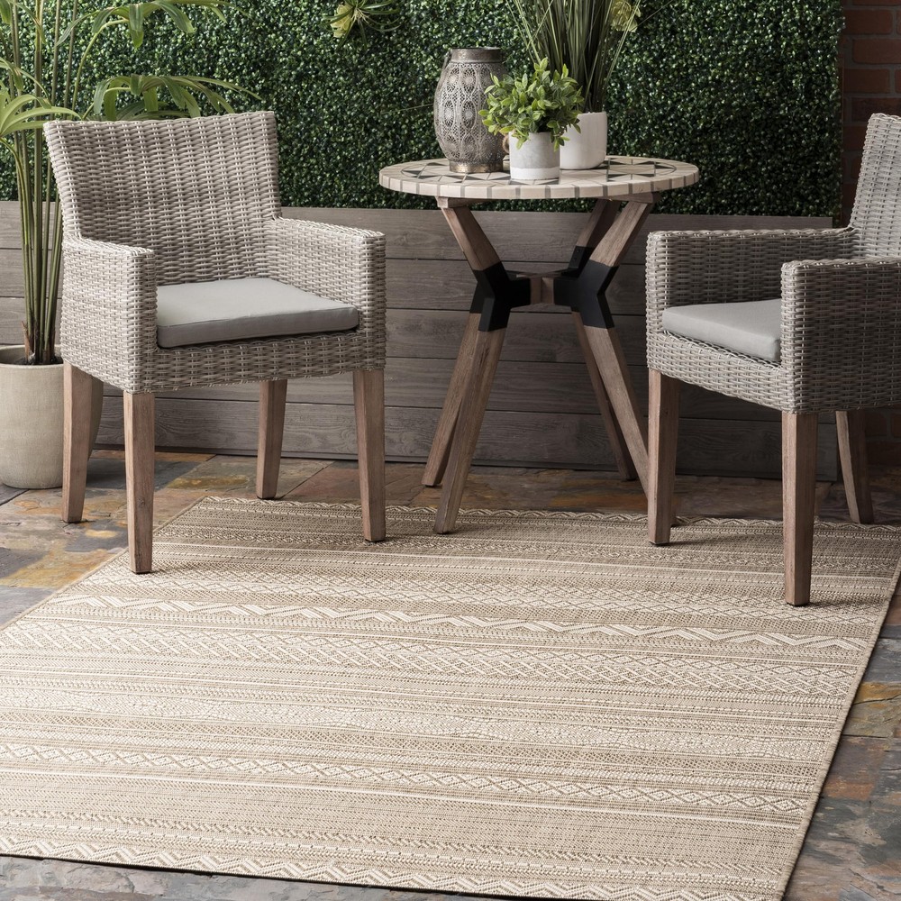 4x6 OEKO-TEX Certified Weatherproof Outdoor Performance Area Rug