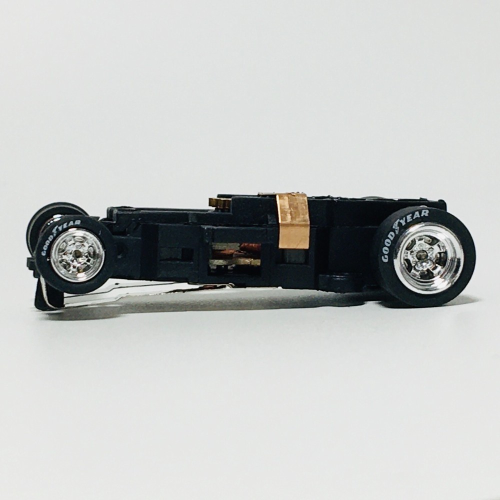 Auto World 4 Gear Chassis, Chrome Wheels, Good Year Tires, Brand New-image