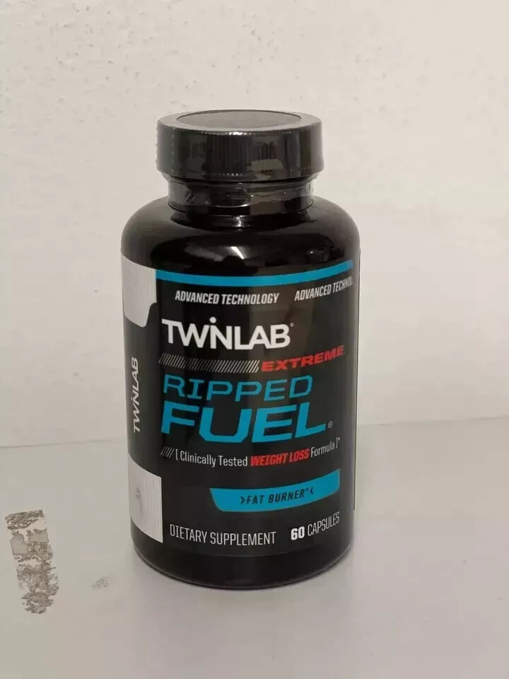 Twinlab Ripped Fuel Extreme Weight Loss Formula Burn Fat Energy 60 cap Pack of 1