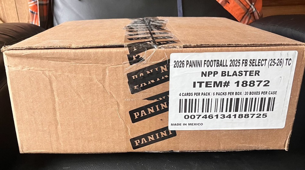 2026 panini football 2025 fb select NPP blaster CASE