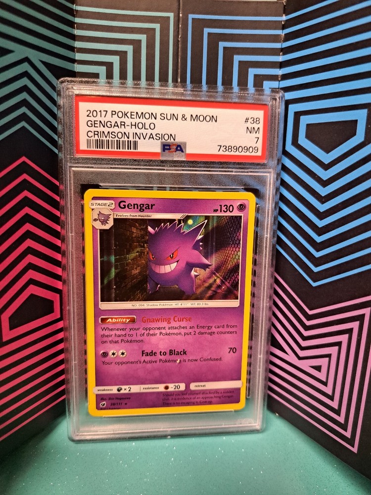 Gengar 38/111 Holo SM Crimson Invasion Pokemon Card