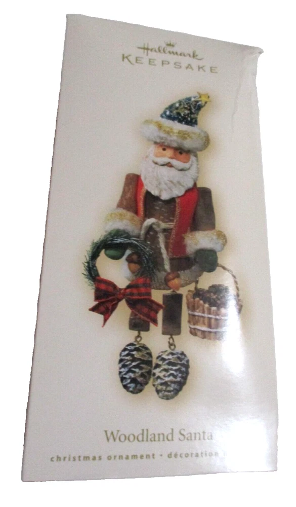 2007 Hallmark Keepsake Christmas Ornament - Woodland Santa - QXG7109 -