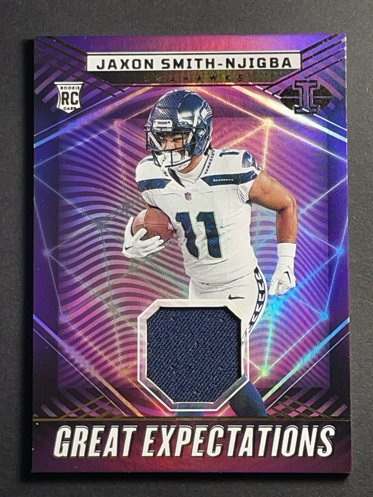 Jaxon Smith-Njigba #GE-JSN  2023 Panini Illusions Great Expectations Patch RC