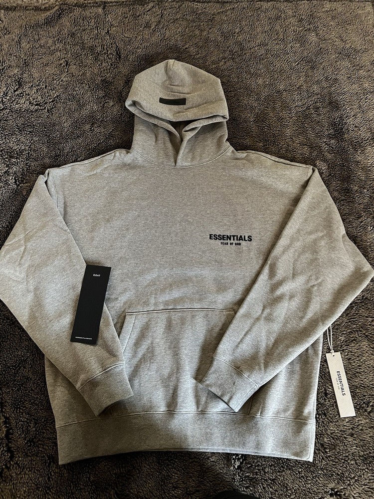 Essentials Fear Of God Hoodie Gray (MED) BRAND NEW - From GOAT