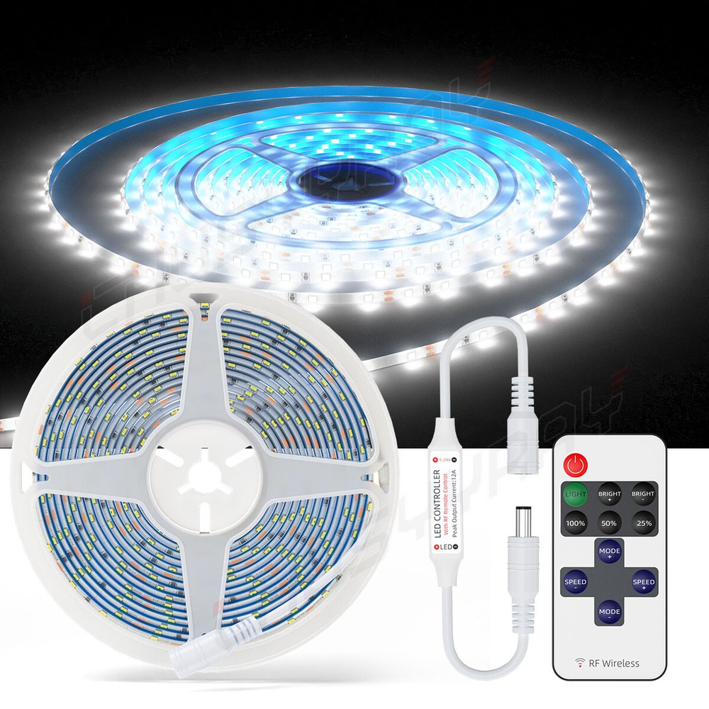 12W 5 Meter 300 LED 2835 Cool White Waterproof Led Strip Super bright Light