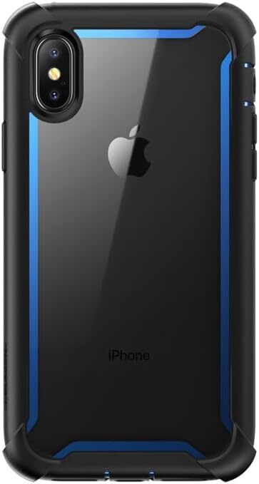 Ares Designed for iPhone Xs Case, iPhone X Case, Full-Body Rugged Clear Bumper C