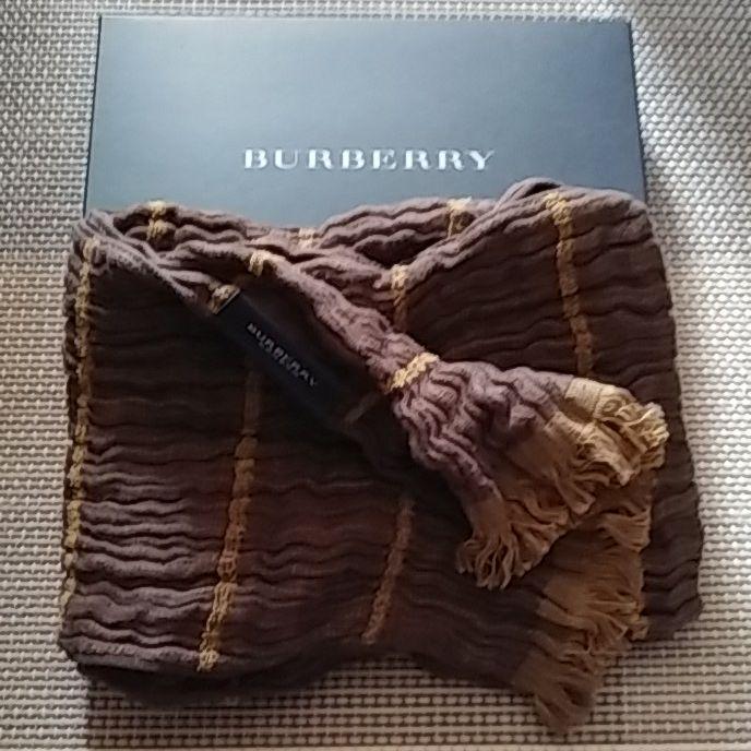 Burberry Muffler With Box Women Scarf Accessory Original LTD Collection VHTF