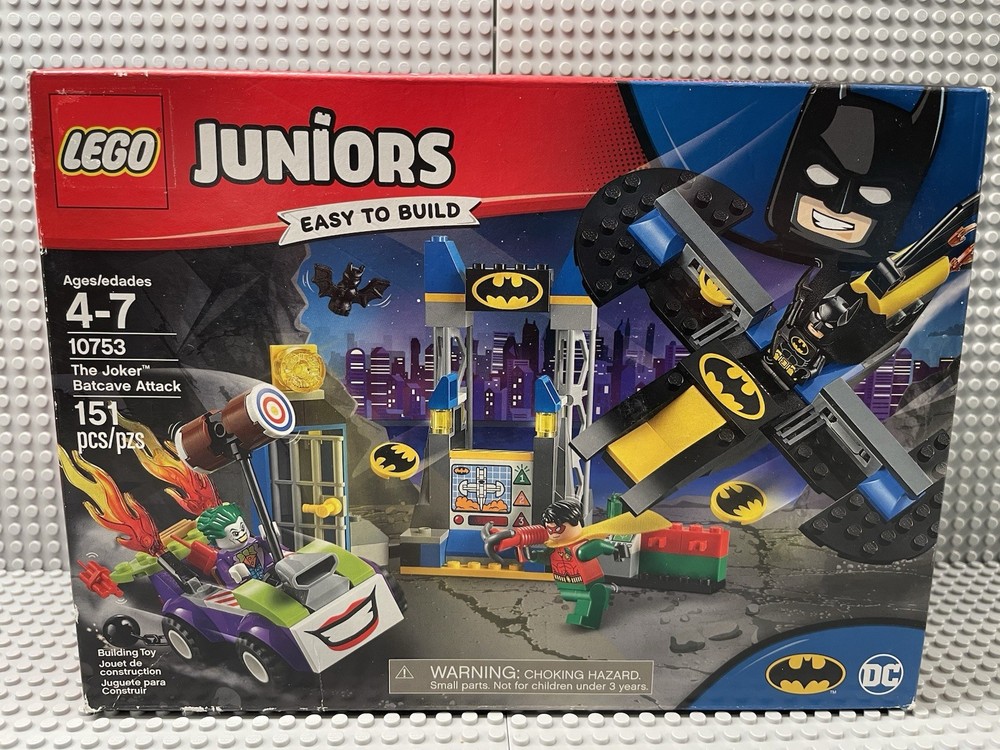 LEGO DC Juniors The Joker Batcave Attack 10753 New Sealed Box