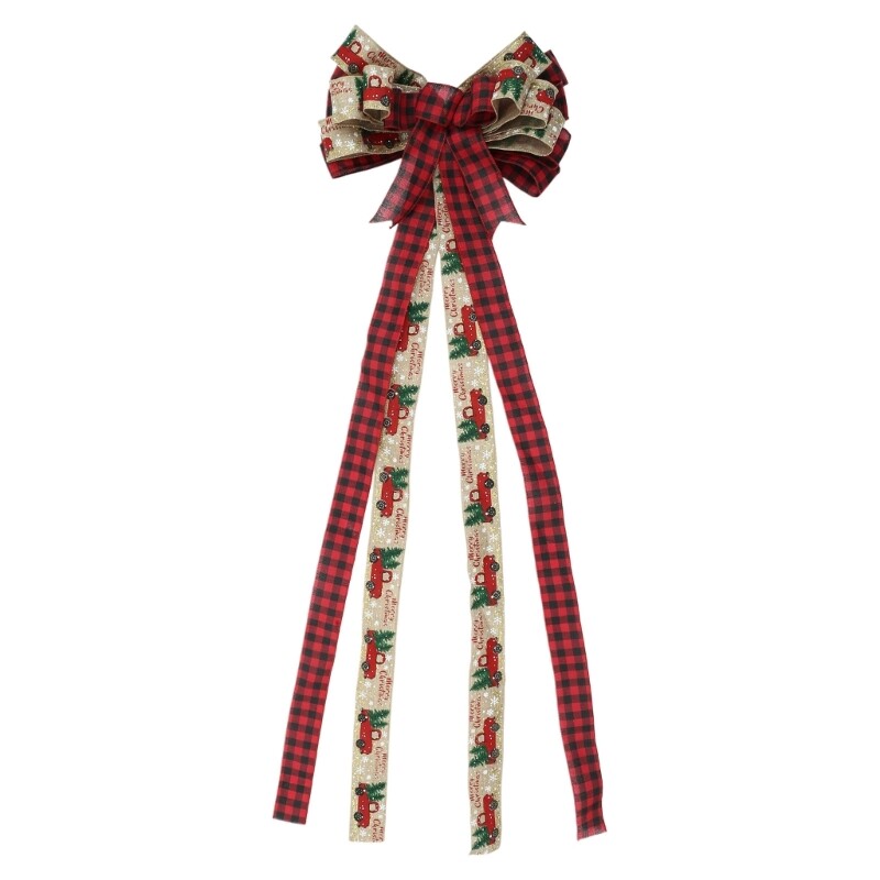 Christmas Tree Bowknot Decor for Indoor and Outdoor Holiday Events