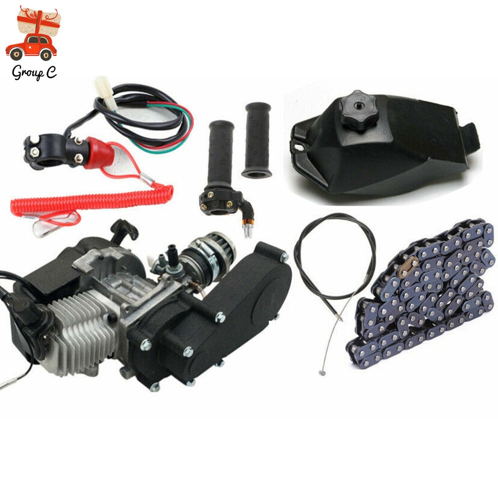 47 / 49 CC 2-Stroke Engine Motor Kit For  Pocket Bike Mini Dirt Bike ATV Scooter