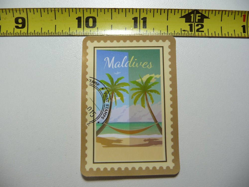 Explore Famous Maldives Beaches with World Travel Site Sticker Decals