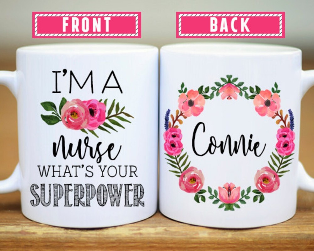 Nurse Gift Nurse Superpower Superpower Nurse Mug Gifts For Nurse Nurse Coffee