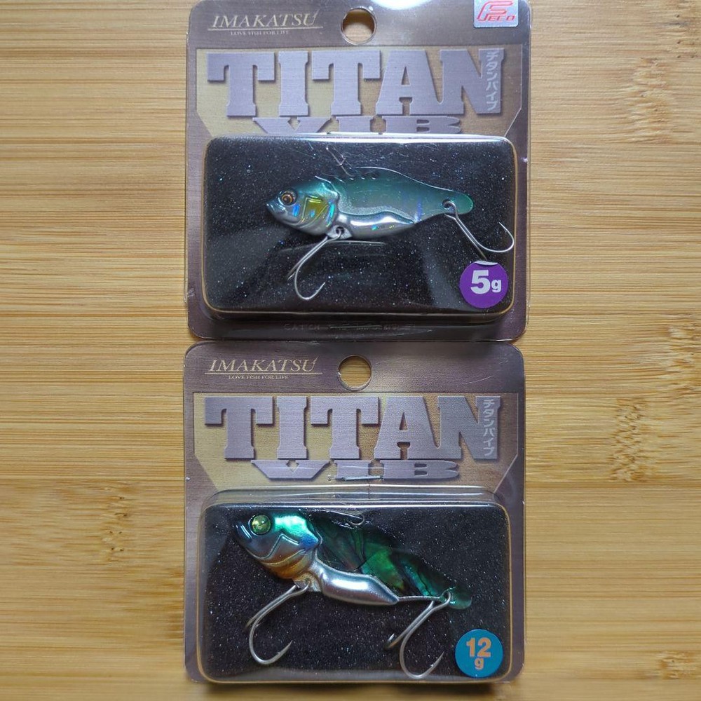 Fishing Lure Imakatsu Titanium Vibe 5G Vib Shell 12G 2 Pieces Set