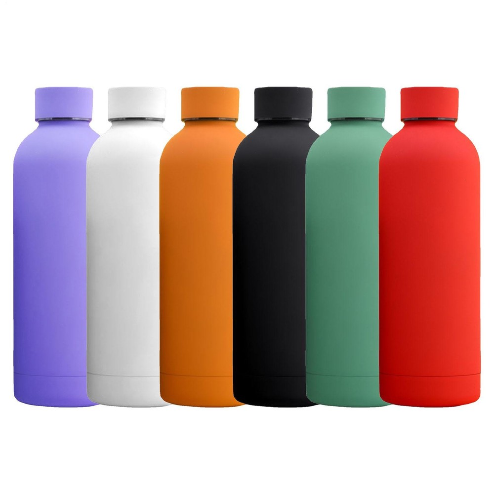 Insulated Water Bottle Frosted Leak-proof Bottle BPA Free Double Wall Travel Mug
