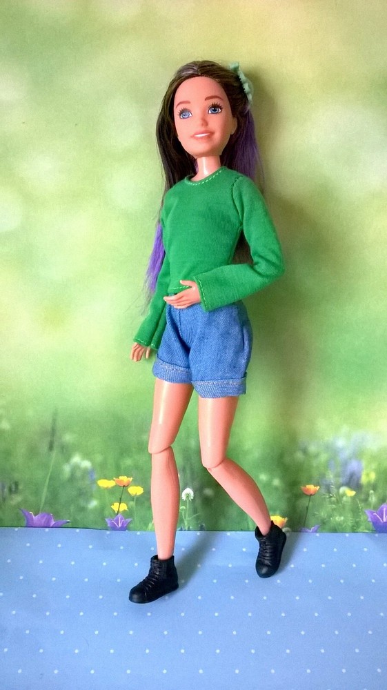 Mattel Skipper Babysitter doll with articulated legs *Redressed*