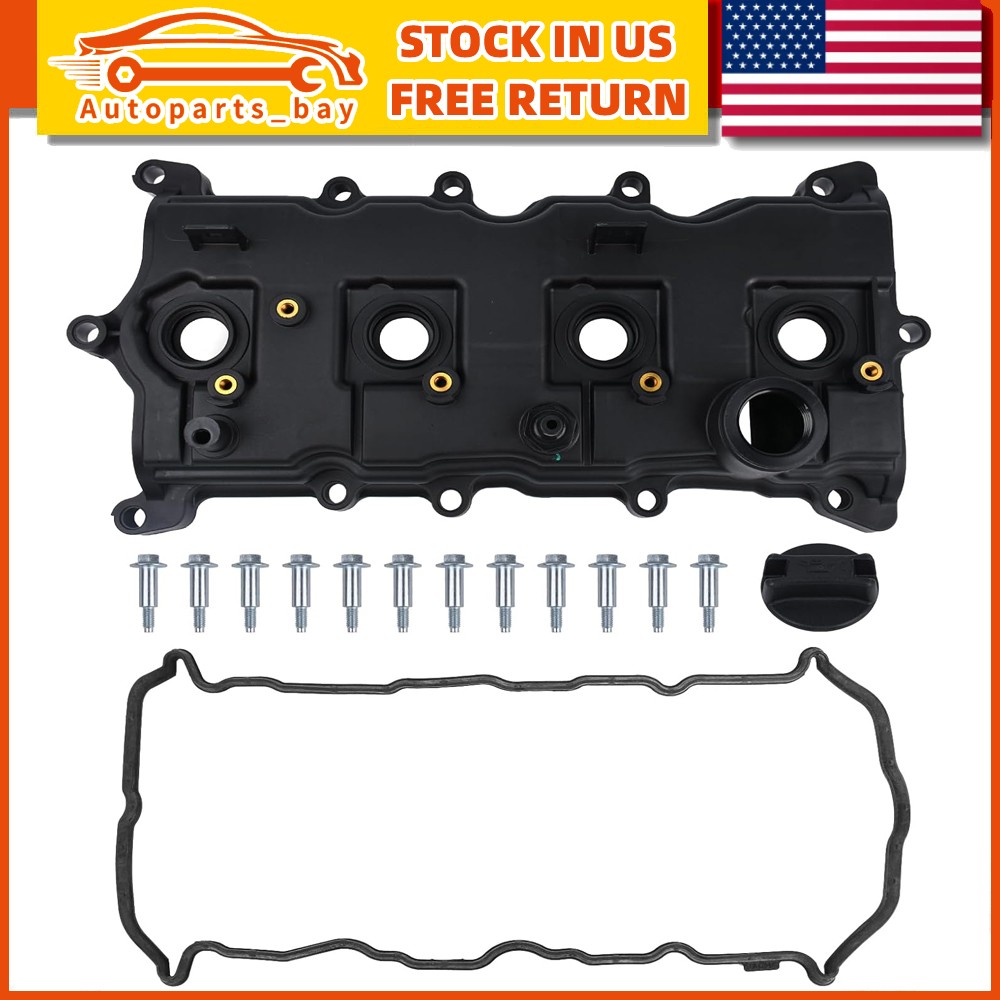 Valve Cover w/ Gasket & Bolts & Cap for 2007-2013 Nissan Altima Sentra SE-R 2.5L