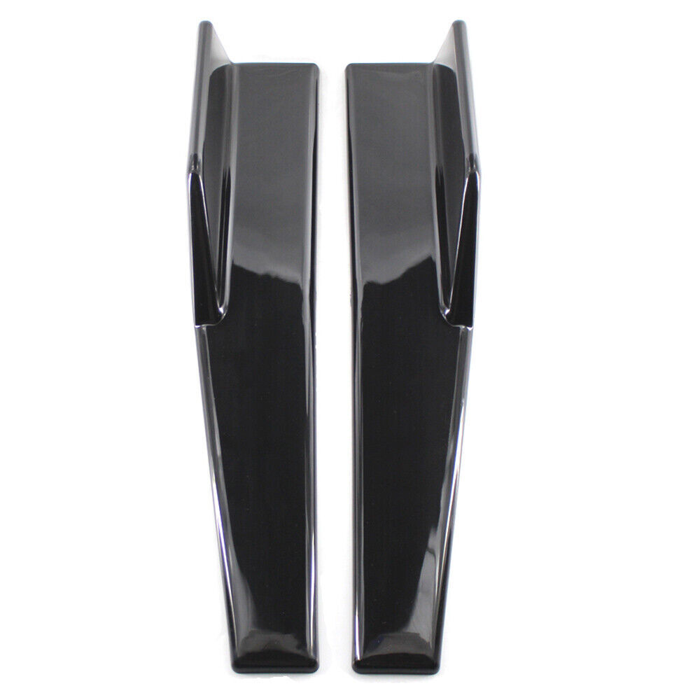 L+R Skirt Spoiler Rear Lip /Side Skirt Extension Rocker Splitters Winglet Wings