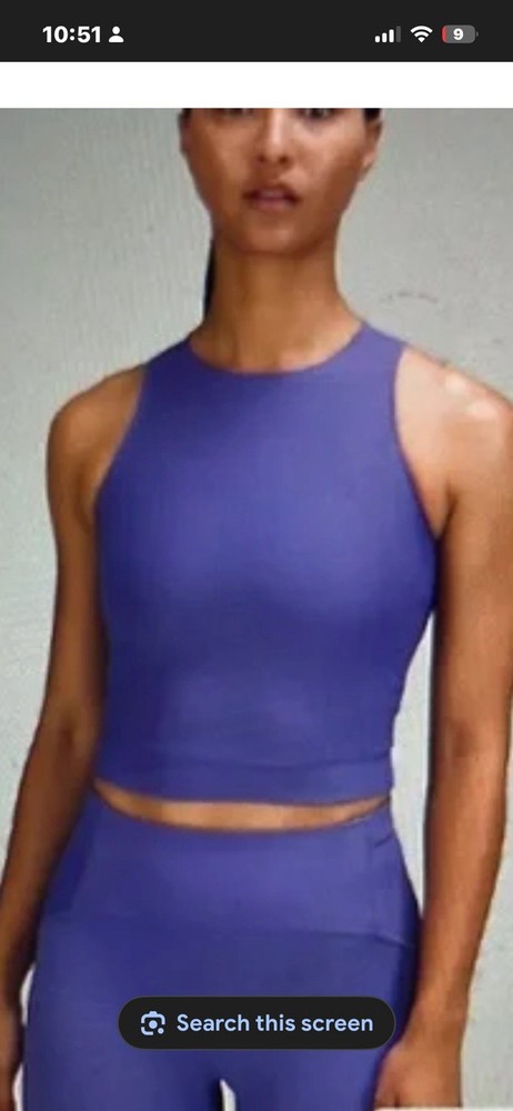 Lululemon Align Women's High-Neck Tank Top Purple Size 4