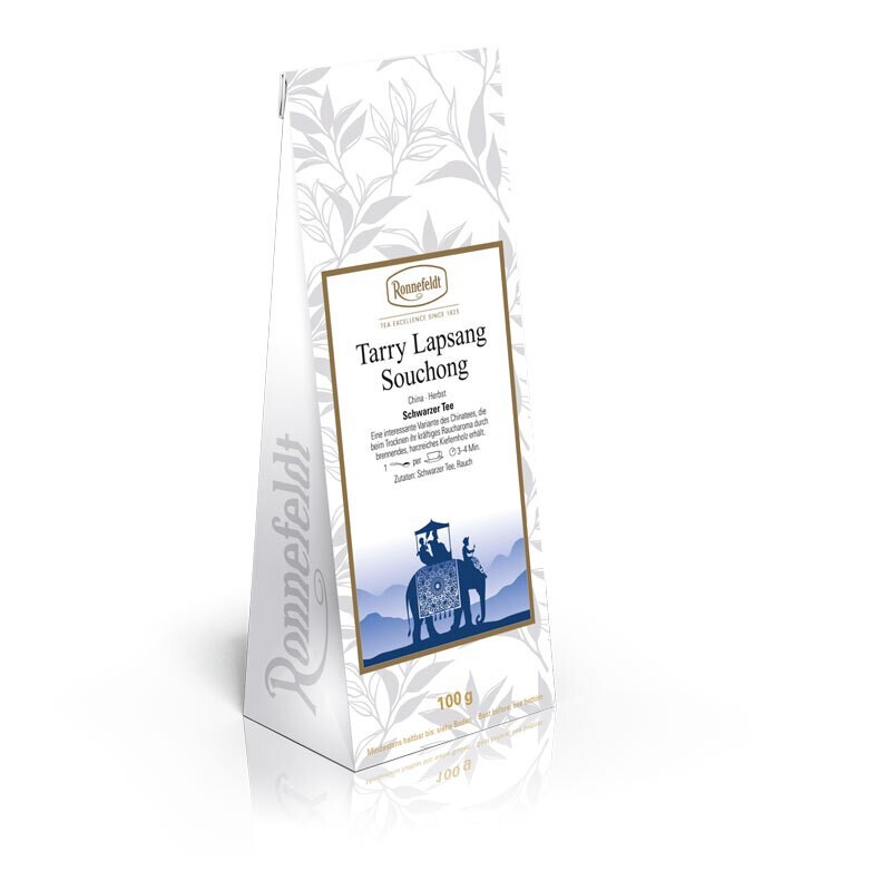 Ronnefeldt Premium Loose Leaf Smoked Black Tea - Tarry Lapsang Souchong - 100 g