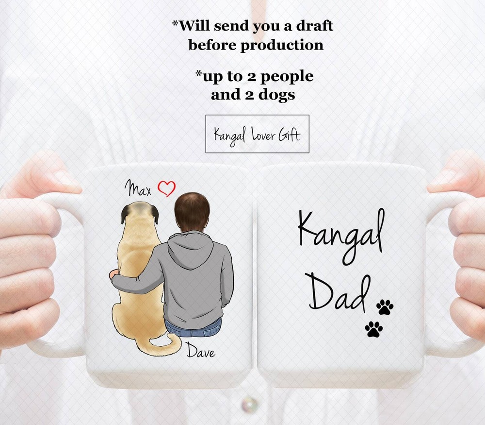 Custom Kangal Shepherd Mug Kangal Shepherd Dad Mug Kangal Shepherd Mom Mug